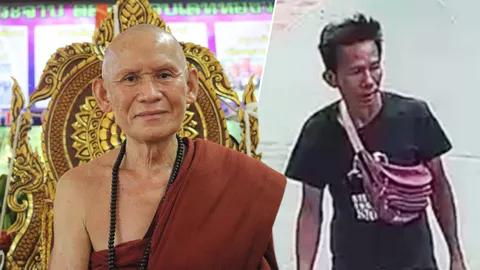 โจรไม่กลัวบาป เดินฉกเงินตู้ทำบุญวัดครูบาน้อย วงจรปิดจับเอาแต่แบงก์ใหญ่