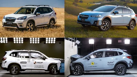 SUBARU FORESTER - XV ทำคะแนนสูงสุดหลังทดสอบการชนปะทะ JNCAP 2019