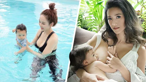 มีลูกก็ยังแซ่บ! ชมภาพเด็ดเซ็กซี่ของคุณแม่ในวงการบันเทิง