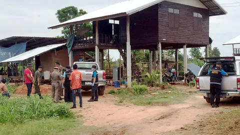 สลดควาญช้างสุรินทร์หึงจัด ชักปืนยิงเมียดับ ก่อนยิงตัวตายตาม