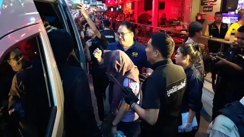 บุกทลายบาร์เบียร์พัทยา นำเด็กต่ำ18 ขายบริการ โดน 4 คดีค้ามนุษย์