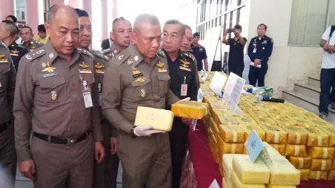 ปส.แถลงจับแก๊งยาบ้ารายสำคัญ ยึดของกลางกว่า 4 ล้านเม็ด