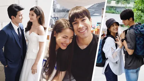 รวมคู่จิ้นสุดฟิน สปาร์คกันจนเกิดเป็นรักในกองถ่าย 