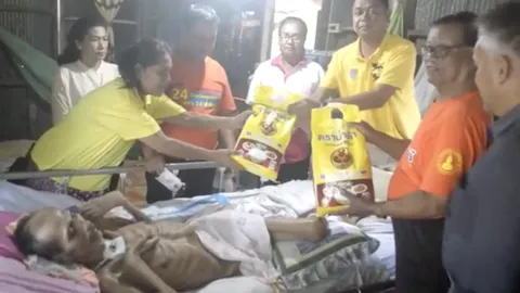 วอนช่วย หนุ่มใหญ่เมืองคอน ป่วยอัมพาตติดเตียง เหลือเพียงหนังหุ้มกระดูก