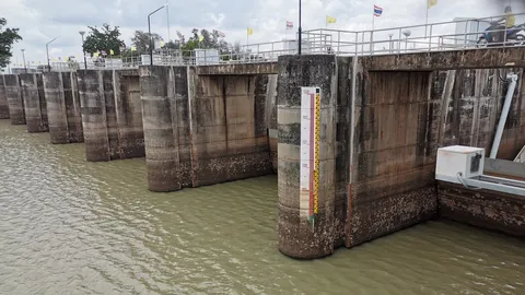 เขื่อนราษีไศลปิดการระบายน้ำ หลังศรีสะเกษฝนทิ้งช่วง น้ำไม่เข้าเขื่อน