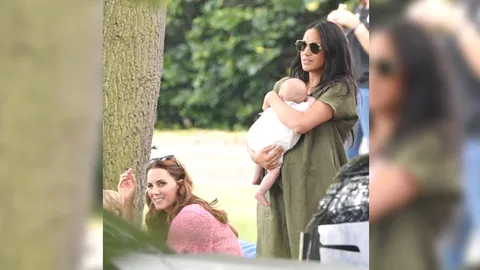 เจ้าหญิงเคท เมแกน ไม่ค่อยคุย พาลูกๆมาดูเจ้าชายวิลเลียม แฮร์รี่แข่งโปโล