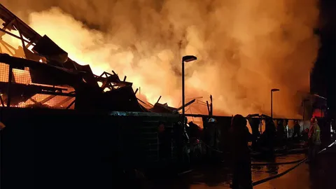 "เพลิงพิโรธ" เผาวอด 5 ล้าน โรงงานเฟอร์นิเจอร์ ในพื้นที่กว่า 3 ไร่ 