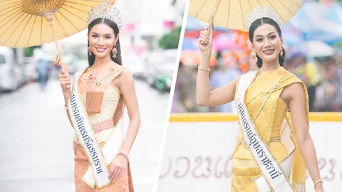 นางงามมังคุดจ๊ะจ๋า-แตงกี้ ร่วมแห่เทียนยิ่งใหญ่ 118 ปีอุบล  