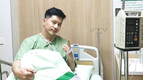 ตี๋ เอเอฟ เผยภาพแอดมิท รพ. หลังป่วยไข้เลือดออก พร้อมขอบคุณทุกกำลังใจ