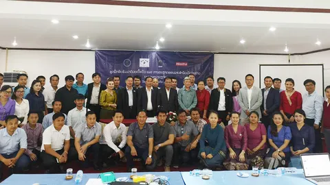 สมาคมนักข่าวฯ จัดอบรม "เนื้อหาและการตลาดสำหรับเว็บไซต์ข่าว" ที่สปป.ลาว