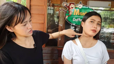 นศ.สาวหวิดคอขาด สายเคเบิลหย่อนเกี่ยวคอตกรถไหปลาร้าหัก