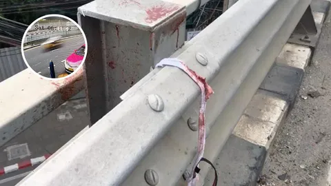 โค้งสะพานข้ามแยกคลองตัน "อุทาหรณ์นักซิ่ง" ขับไว ไม่ชินทาง ม้วยมรณา