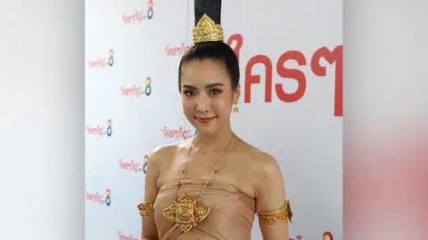 "จั๊กจั่น" แย้มซุ่มคบหาหนุ่มนอกวงการ ฮือฮาชุดรำถวายตัวหวือหวา คนชมสวย