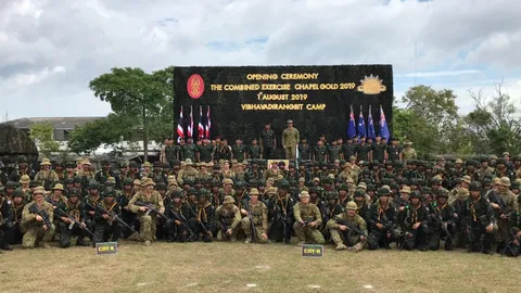 เปิดการฝึกผสม กองทัพบกไทย-ออสเตรเลีย "CHAPEL GOLD 2019"