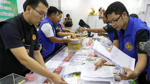 เด้ง 5 เสือบางบ่อ สังเวยบ่อนใหญ่ ฝ่ายปกครองบุกรวบตัว 116 ผีพนัน