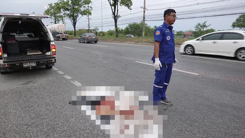 ยายวัย 69 อัลไซเมอร์ ถูกรถชน พ่วง 18 ล้อตามทับซ้ำ ร่างเละนอนตายคาถนน