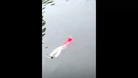 ชาวบ้านจีนแตกตื่น เห็นคนลอยนิ่งในน้ำนึกว่าตาย จู่ๆ ลุกขึ้นเดินเฉย (คลิป)