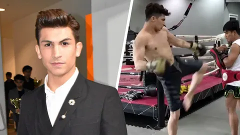 เอาแล้วไง “อองตวน” โพสต์คลิปซ้อมมวย เตะโหดมาก