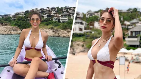 ควงแฟนหนุ่มไปเที่ยวสมุย ปาย–สิตางศุ์ โพสต์ภาพชุดว่ายน้ำอวดรัวๆ