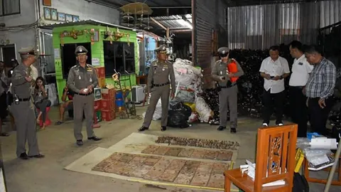 จับร้านของเก่า รับซื้อเหล็กรถไฟ ล็อกหนุ่มแสบ ถอดเอาไปขาย ปัดวินาศกรรม