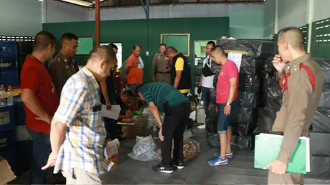 โรงงานผลิตน้ำมันเถื่อน