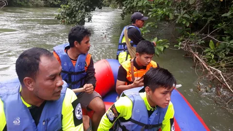 แม่น้ำเพชรบุรี ไหลเชี่ยว ยังไม่เจอร่างวิศวกรชาวกรุง มางานเลี้ยงรุ่น