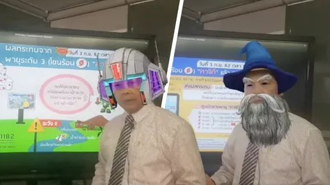 มิติใหม่ไลฟ์สด อุตุฯ เตือน "พายุคาจิกิ" ฉบับมุ้งมิ้ง หลังลืมปิดฟิลเตอร์