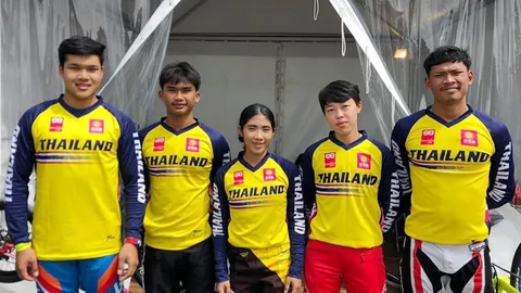 ส.จักรยานส่งนักปั่น BMX ไทย ลุยศึกเวิลด์คัพ ล่าตั๋วโอลิมปิก