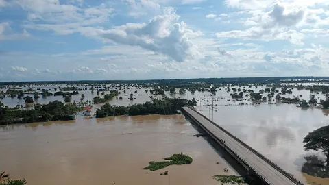 พิษณุโลกท่วมอ่วมอีกพนังกั้นแตกซํ้า อีสานวิกฤติต่อ ร้อยเอ็ด-อุบล เอ่อจมบาดาล! (คลิป)