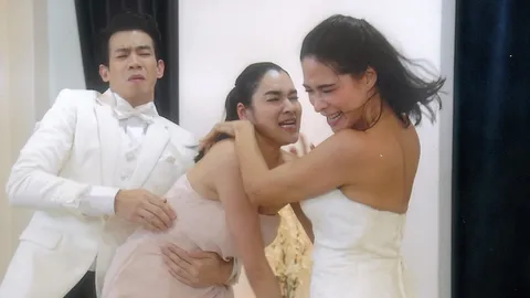 "พลอย-หยาด" ตบแย่งผู้ เปิดศึกชิงเจ้าบ่าว ใน "แรงเทียน"