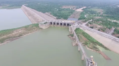 พิษณุโลก ฝนตกเป็นผลดีเขื่อนแควน้อย น้ำไหลเข้าเพิ่ม เติมความจุเป็น 47%