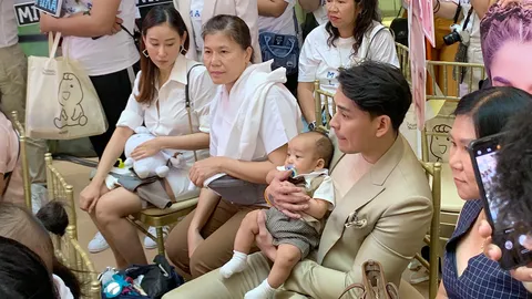 แทค ภรัณยู ประกาศเลิก แต่ยังควงเมียออกงาน ต้องมีคนนั่งคั่นกลาง