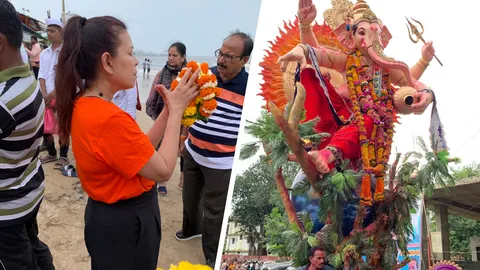  ปีหนึ่งมีแค่ครั้งเดียว ตุ๊ก-ผิง ทริปบุญแรง ขนลุกทั่วร่างที่มุมไบ   