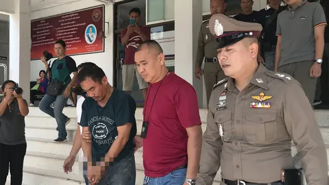 "ไอ้อาร์ต" หน้าเครียดออกจาก รพ. ตำรวจคุมเข้ม ส่งตัวชดใช้กรรม