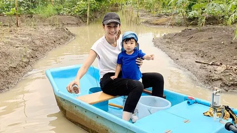 ชีวิตอีกมุมของ เนย โชติกา ลุยทำสวนผักด้วยตัวเองจนเก็บเกี่ยวได้ 