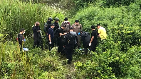พบปืนสงคราม-กระสุน ซุกป่าริมถนน อ.หนองจิก คาดโจรใต้เตรียมนำก่อเหตุ