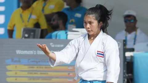 น่าเสียดาย "มนสิชา" ชวดเข้ารอบ 8 คน คาราเต้เวิลด์บีชเกมส์