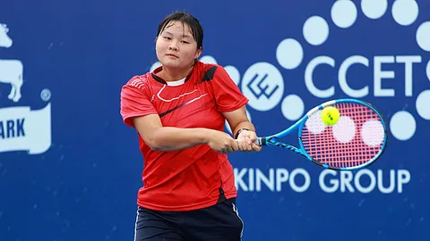 "อริศรา" พ่ายนักหวดกัมพูชา ตกรอบเทนนิสแคล-คอมพ์ฯ