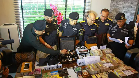 ยึดทรัพย์ 100 ล้านบาท แก๊งมันทุกเม็ด