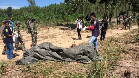 โขลงช้างถล่มแคมป์คนงาน รุมเหยียบดับ 1 หายเข้าป่า 2 คน