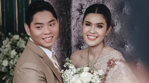 ชมภาพความหวาน เปาวลี ควง เอิร์ธ ลูกชาย ซูโม่กิ๊ก วิวาห์ชื่นมื่น