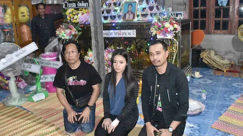 "ใบปอ รัตติยา" ถอดสายน้ำเกลือร่วมงานศพ ยันจะดูแลครอบครัวผู้ตายเต็มที่