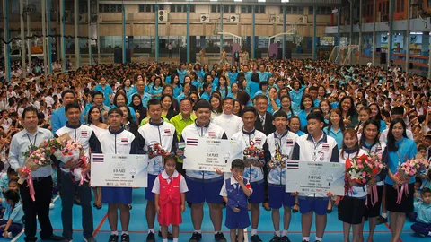 ต้อนรับ ฮีโร่โอลิมปิกหุ่นยนต์ 2019 กลับบ้าน เผยทีมเวิร์ก พาคว้าแชมป์