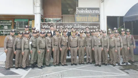 "ปทุม1" ตรวจเยี่ยมโรงพักประตูน้ำจุฬาลงกรณ์ ยกนิ้วให้เรื่องความสะอาด