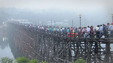 ทหารเมียนมาหยุดปะทะทหารมอญ ผู้ว่าฯ เมืองกาญจน์ เผย สังขละบุรีเที่ยวได้