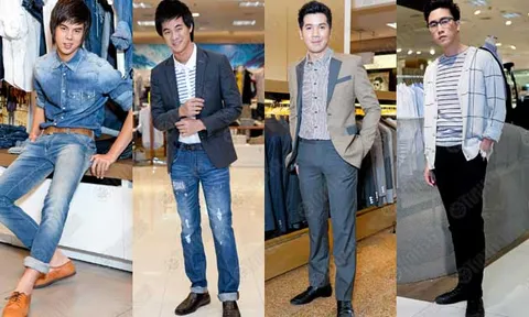 สไตล์แต่งตัว 4 หนุ่มฮอต แบบหล่อครบสูตร