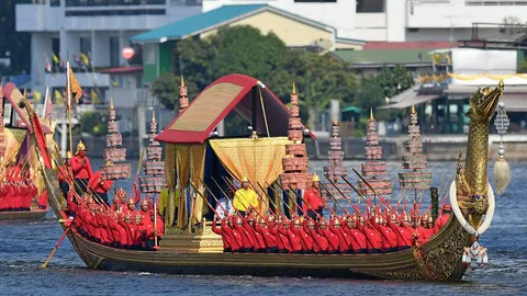 ฝึกซ้อมขบวนเรือครั้งสุดท้าย เสด็จฯเลียบพระนครชลมารค