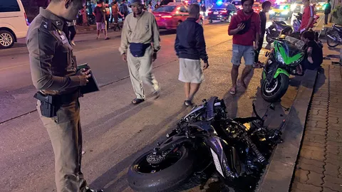 “วิศวะหนุ่ม” ชะตาขาด บิ๊กไบค์ชนตายสยอง