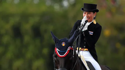 เจ้าฟ้าสิริวัณณวรีฯ ทรงนำทีมขี่ม้าไทยผงาดในการแข่งขันระดับอาเซียน