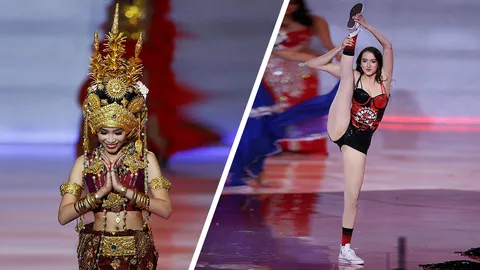 ว้าวเลย! โชว์ชุดประจำชาติสุดปังๆ 